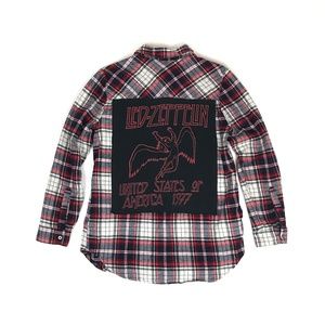 Reworked Led Zeppelin flannel